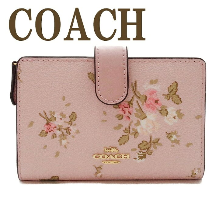 楽天市場】コーチ COACH 財布 レディース 二つ折り財布 花柄 レザー
