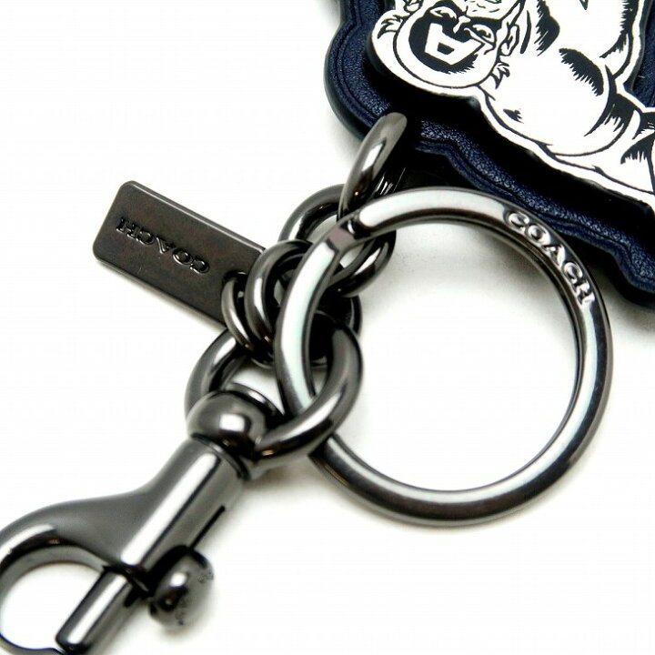 楽天市場 コーチ Coach キーリング メンズ キーホルダー バッグチャーム マーベル コラボ 1858qbcah ネコポス ブランド 人気 贅沢屋