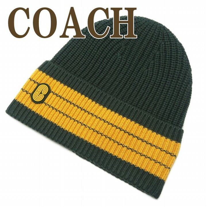 楽天市場 コーチ Coach メンズ 帽子 ニットキャップ ニット帽子 リブニット ハット ストライプ 49r84 ネコポス ブランド 人気 贅沢屋