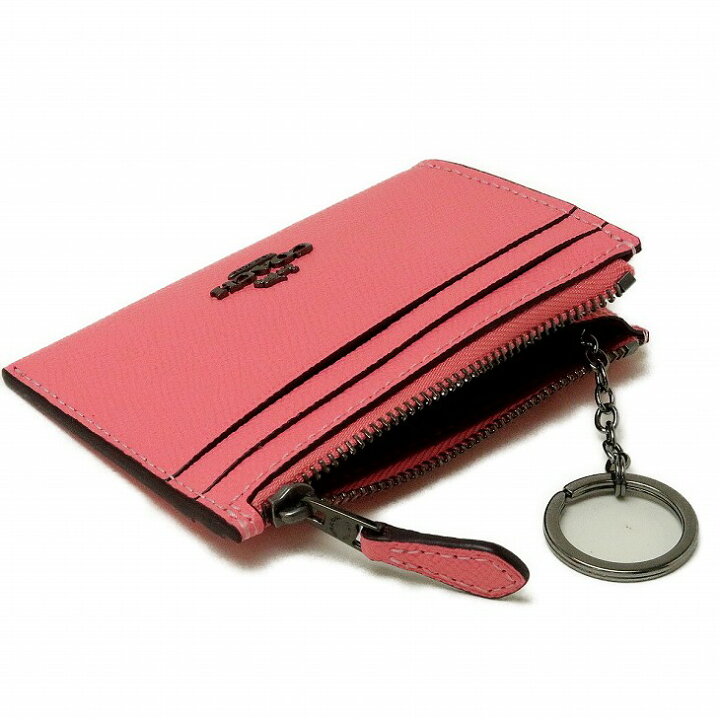 楽天市場 コーチ Coach 財布 レディース キーケース キーリング コインケース カードケース 定期入れ 小銭入れ ピンク 850qbqri ネコポス ブランド 人気 贅沢屋