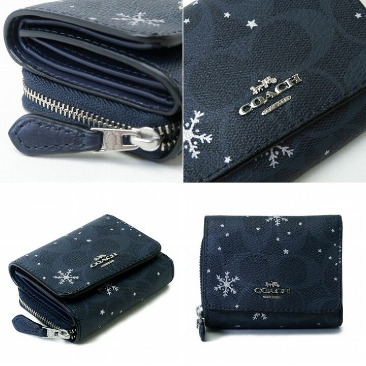 楽天市場】コーチ COACH 財布 三つ折り 折財布 ミニ レディース 雪 