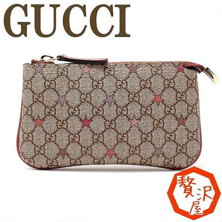 楽天市場】グッチ GUCCI キーケース コインケース ポーチ GG スター 
