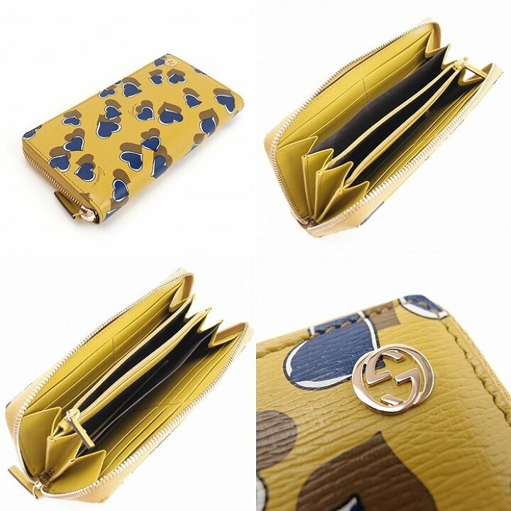 楽天市場】グッチ 財布 グッチ GUCCI 長財布 ハート レディース 