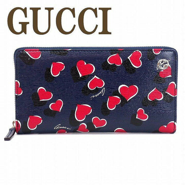 楽天市場】グッチ 財布 グッチ GUCCI 長財布 ハート レディース  