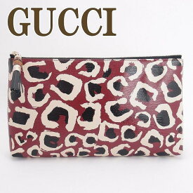 グッチ ポーチ GUCCI グッチ コスメポーチ グッチ ポーチ GUCCI グッチ 化粧ポーチ クラッチバッグ 小物ケース ヒョウ柄 豹 338815-A831G-6268 ブランド 人気