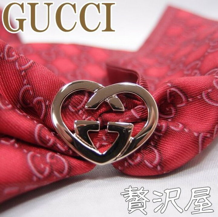 楽天市場】グッチ GUCCI スカーフ ハート チャーム シルク スカーフ  