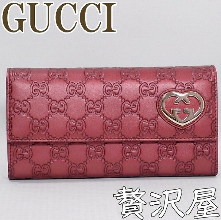 楽天市場】グッチGUCCI 財布 長財布 レディース 新作 グッチシマ 
