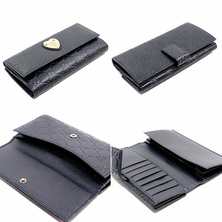 楽天市場】グッチ GUCCI 財布 長財布 レディース ハート クレスト 
