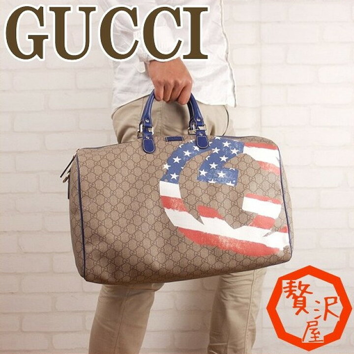 楽天市場】グッチ GUCCI バッグ メンズ トートバッグ ボストンバッグ 
