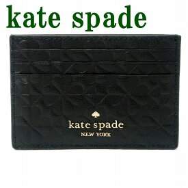 ケイトスペード KateSpade カードケース IDケース パスケース 定期入れ ブラック 黒 WLRU6154-001 【ネコポス】 ブランド 人気