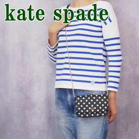 ケイトスペード kate spade バッグ ショルダーバッグ 2way 斜めがけ クラッチバッグ ブラック 黒 水玉 ドット 箱 ボックス ギフトセット K7235-001 ブランド 人気