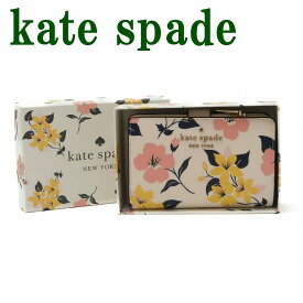 ケイトスペード KateSpade 財布 二つ折り財布 レディース 花 フローラル 箱 ボックス ギフトセット ピンク K7681-250 ブランド 人気