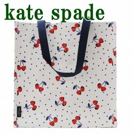 ケイトスペード kate spade バッグ トートバッグ ショッピングバッグ エコバッグ グローサリートート 肩掛け チェリー KS-225337 ブランド 人気