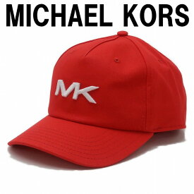 マイケルコース MICHAEL KORS 帽子 メンズ ベースボールキャップ ハット つば付 スポーツ ロゴ 男女兼用 レディース ユニセックス OS2001L3CP-BRRED ブランド 人気