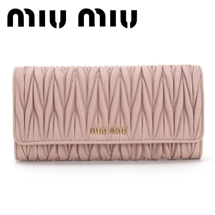楽天市場】ミュウミュウ 財布 miumiu 長財布 ミュウ 財布 MIUMIU  