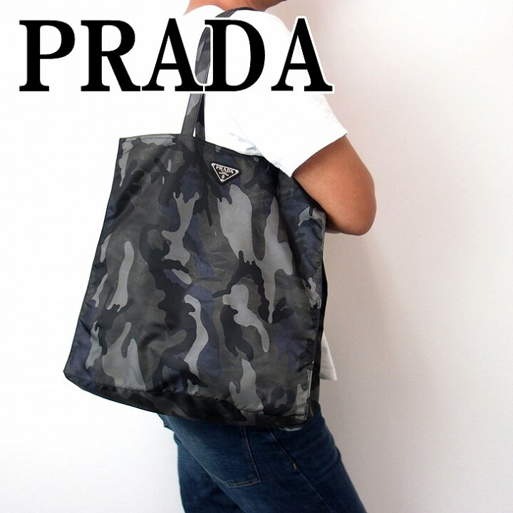 楽天市場 プラダ Prada バッグ メンズ トートバッグ 迷彩 1bg626 2bax F0170 ブランド 人気 贅沢屋