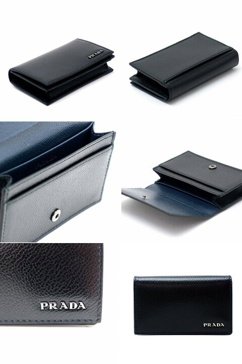 楽天市場】プラダ PRADA カードケース 名刺入れ メンズ NERO BARTICO  