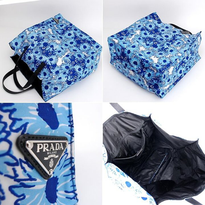 楽天市場】【イタリア買付】プラダ バッグ PRADA トートバッグ 花柄  
