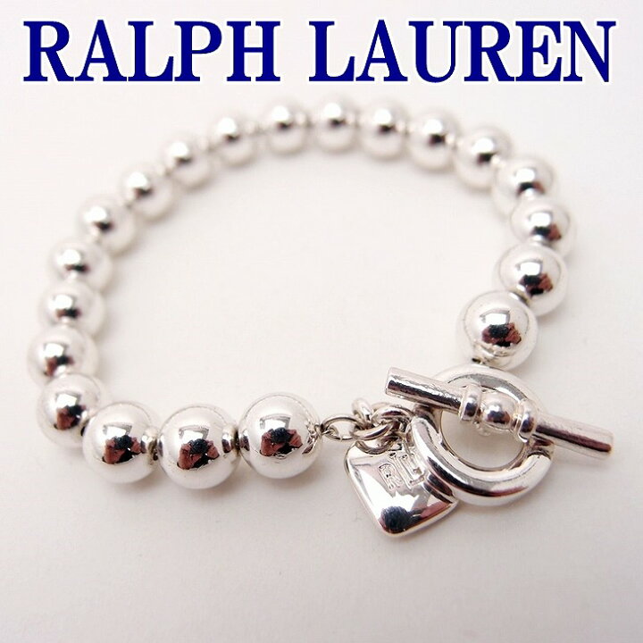 楽天市場】RALPH LAUREN ラルフローレン ブレスレット ボールチェーン 