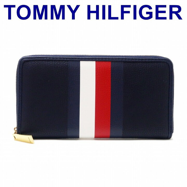 楽天市場 トミーヒルフィガー Tommy Hilfiger 財布 メンズ 長財布 レディース トリコロール ストライプ Th 423 ブランド 人気 贅沢屋