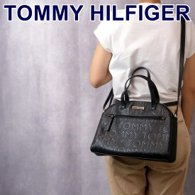 トミーヒルフィガー TOMMY HILFIGER バッグ ハンドバッグ レディース ショルダーバッグ 2way ブラック 黒 TH-69J6280-001 ブランド 人気
