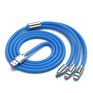 3in1 }[dP[u 120W 6A TypeC iPhone Micro[dP[u [d ^CvC ACtH t̃VR P[u typec usbP[u fɋ _炩đϋv тɂ Galaxy/Huawei/Xiao