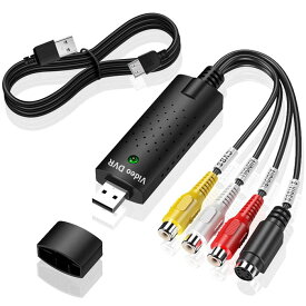 USB2.0ビデオキャプチャー キャプチャーボード RCA for PAL or NTSC DVD VHSテープ カメラ ビデオ ゲーム機 ダビング パソコン取り込み キャプチャーケーブル　UVCビデオキャプチャカード コンポジット端子 デジタル化