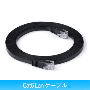 �y���������zLAN�P�[�u�� CAT6 �t���b�g RJ45 �C�[�T�l�b�g�P�[�u�� �M�K�r�b�g 1000Mbps�i1Gbps�j�����ʐM 1m 2m 3m 5m PC ���[�^�[ Switch PS5�Ή� �̎������s�\ RoHS�Ή� �ܐ܂�h�~�R�l�N�^