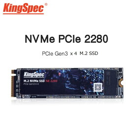 Kingspec M.2 Type2280 SSD 256GB NVMe PCIe Gen3x4 SSD 3D NAND 3年保証