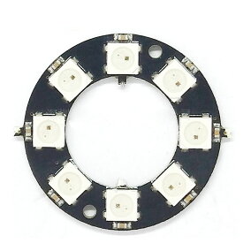 Arduino用 WS2812 8ビット LED ランプ 開発ボード リングドライバ RGBリング