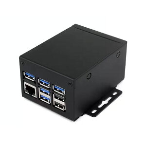 Raspberry Pi 5 �Ή� �H�Ɨp�A���~�P�[�X ���^��➑� ���M�݌v DIN���[���Ή� �Ǌ|���Ή� �g�����W���[���Ή� �H�Ɨp�r���� ���Y�x���[�p�C5 �P�[�X