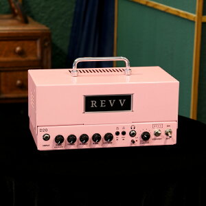 �A�E�g���b�g�Z�[�� REVV Amplification �����E�A���v���t�B�P�[�V���� �M�^�[�A���v D20 4W Tube, Shell Pink �n�C�Q�C�� �^��ǃA���v �s���N