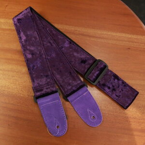 RENEGADE ���l�Q�[�h �M�^�[�X�g���b�v Crushed Velvet VEL-PL �x���x�b�g �� �p�[�v��
