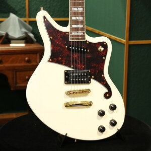 AEgbgZ[ D'Angelico fBAWFR GLM^[ Deluxe Bedford Vintage White xbhtH[h Be[WzCg  ZbglbN