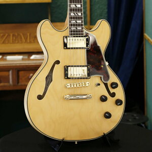 T}[Z[ D'Angelico fBAWFR GLM^[ Z~AR Deluxe Mini DC Satin Honey zE{fB nobJ[