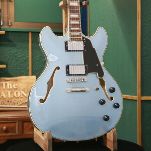 D'Angelico fBAWFR GLM^[ Z~AR Premier DC Steel Blue zE{fB nobJ[
