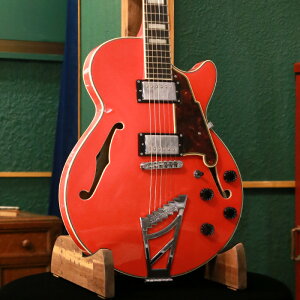 yAEgbgZ[z D'Angelico fBAWFR GLM^[ Z~AR Premier SS Stairstep, Fiesta Red  zE{fB