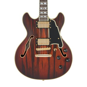 y{Z[z D'Angelico fBAWFR GLM^[ Z~AR Excel Mini DC, Satin Brown Burst zE{fB nobJ[