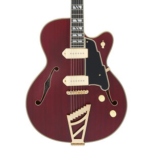 y{Z[z D'Angelico fBAWFR GLM^[ tAR Deluxe 59, Satin Trans Wine Cbh  zE{fB