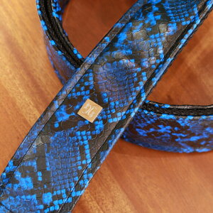Get'm Get'm Electric Snake 2" Guitar Strap Blue Snake QbgQbg M^[Xgbv u[  Xl[N ֕