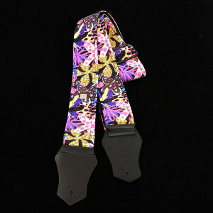 Get'm Get'm Good Vibes 2 Guitar Strap Groovy Flowers �Q�b�g���Q�b�g�� �M�^�[�X�g���b�v