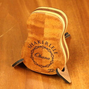 Ohana Ukuleles �I�n�i�E�N���� �V�F�C�J�[ �E�N�����^�V�F�C�J�[ �V�F�C�J�[���� Shakerlele, Koa �n���C�A���E�R�A �X�^���h�t �|�[�`�t��