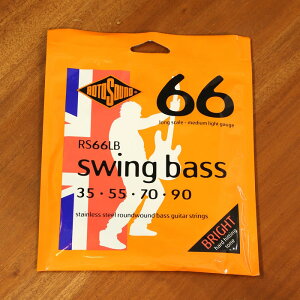 Rotosound ���g�T�E���h �x�[�X�� RS66LB (.035-.090) �X�E�B���O�x�[�X66 Swing Bass 66 Medium Light Stainless Steel Roundwound, 4���p