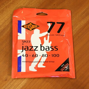 Rotosound ���g�T�E���h �x�[�X�� SM77 (.040-.100) �W���Y�x�[�X77 Jazz Bass 77 Hybrid Monel Flatwound,4���p