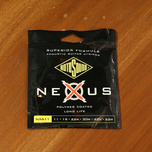 Rotosound ���g�T�E���h �M�^�[�� NXA11 (.011-.052) Nexus Acoustic �l�N�T�X�A�R�[�X�e�B�b�N Light Polymer Coated Phosphor Bronze, �A�R�M�p