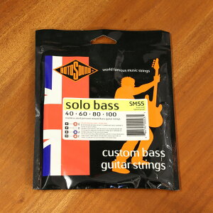 Rotosound ���g�T�E���h �x�[�X�� SM55 (.040-.100) �\���x�[�X55 Solo Bass 55 Hybrid Stainless Steel Pressurewound,4���p