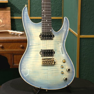期間限定セール Valenti Guitars バレンティ・ギターズ エレキギター Nebula Carved, Ice Blue Dark Burst ネビュラ・カーブド ブルー 青 フレイムメイプル