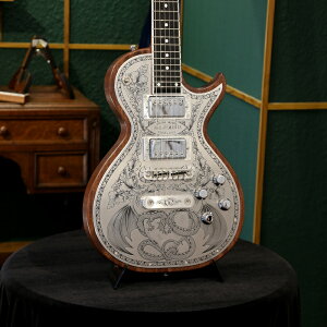 Zemaitis [}CeBX GLM^[ MFG-AC-24 Dragon & Heart, Natural ^tg i` P[Xt