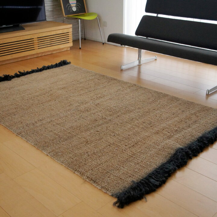 楽天市場】【200×140cm】JUTE RUG (Living) / ジュート ラグ リビング 