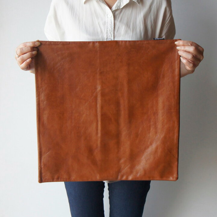 楽天市場】LEATHER CUSHION COVER / レザー クッションカバー amabro  